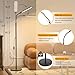 LED Floor Lamp, 18W Super Bright Floor Lamp for Living Room, Adjustable Stepless Colors & Brightness Gooseneck Standing Lamp, Eye Caring Reading Light with Remote