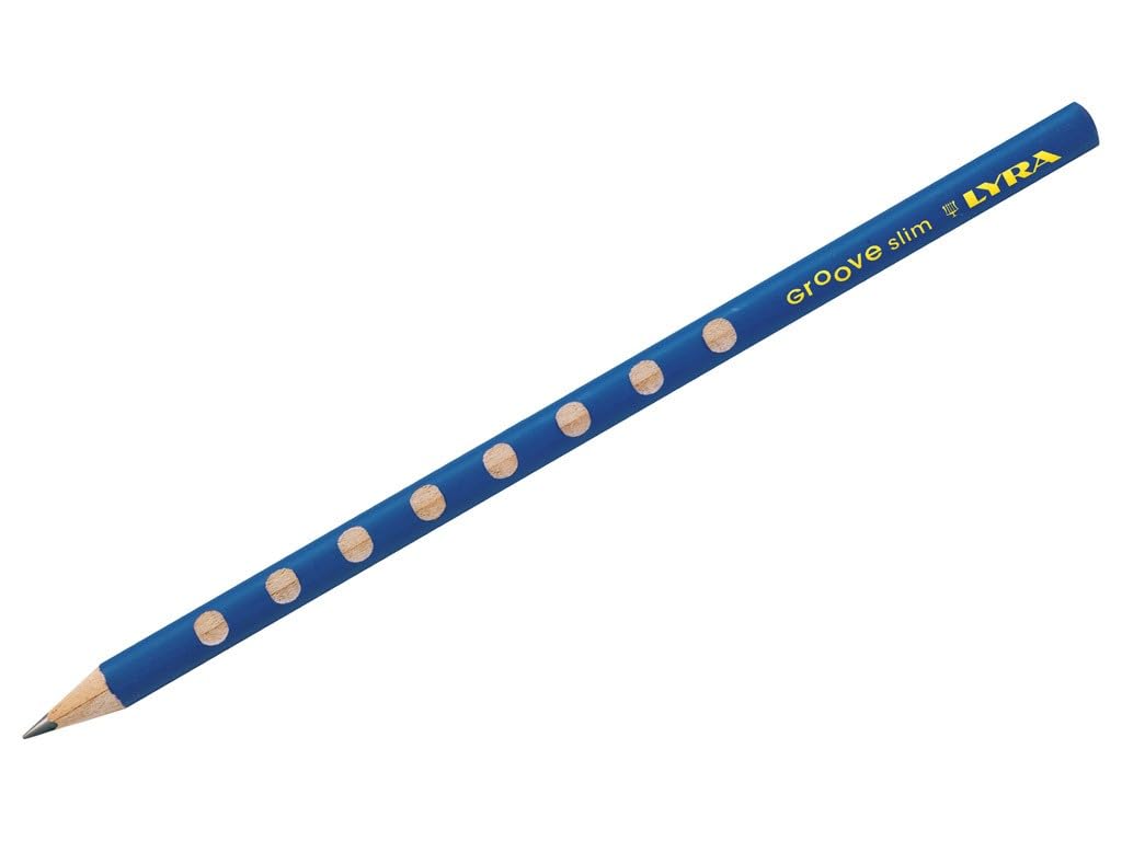 LYRA Groove Slim, 1 Lápiz de grafito ergonómicos, Triangular con zona de grip natural, HB