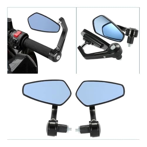 Espejos ajustables en ángulo de 360 grados retrovisor moto de 7/8" 2