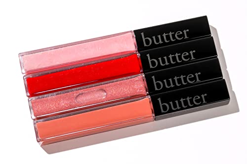 Butter London Plush Rush Plumping Lip Gloss, Ultra-Shine & Hydrating, Improves Lip Texture, Cruelty Free, The Big Day #TOP3