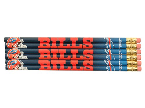 NFL Buffalo Bills 15490011 Pencil (6 Pack)