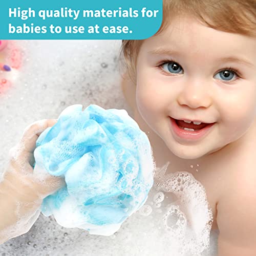 image for FARMOGA Bath Sponge Shower Loofah Soft Mesh Body Wash Scrubber Exfolia