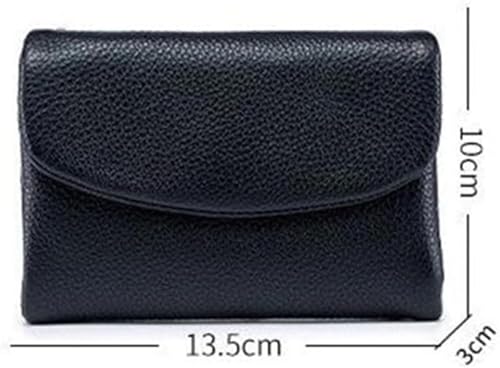 Unisex Pebble Leather Wallet, Small Wallets for Women, Women's Genuine Leather Coin Purse with Credit Card Holder, Small Compact Bifold Pocket Purse Multicolor, for Men & Women (Lavender Purple)3