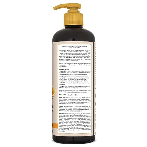 Image of WOW Skin Science Vitamin C Body Lotion - Non Sticky & Non Greasy - Moisturising & Smoothening Care - with Vitamin C, Kakadu Plum - No Mineral Oil, Silicones & Color - 400mL