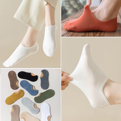 Image of 20 Pairs Thin Womens Ankle Socks, Short Athletic Pack of Socks,No Show Socks Low Cut for Women