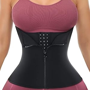 YADIFEN Corset Waist Trainer for Women Lower Belly Fat Sweat Waist Trimmer Workout Body Shaper