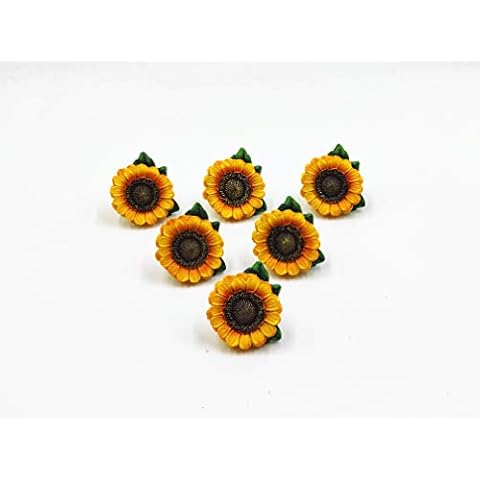 Amyoxu Sunflower Vintage Kitchen Drawer Pulls Cover