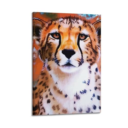 Poster Guépard 20 x 30 cm créant une ambiance sauvage dans votre chambre