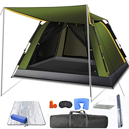 Tente camping Hwzp automatique double couche pour abri étanche rapide