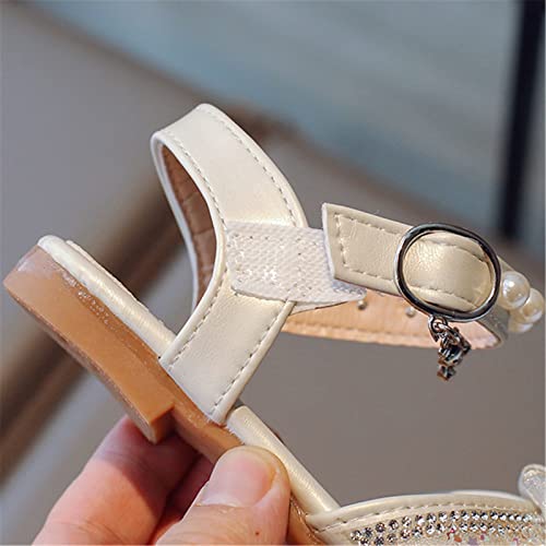 Toddler Girls Sandals Soft Rubber Flat Shoes Cute Lace Bow Princess Sandals Summer Baby Flower Girl Shoes3