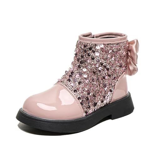 Genérico Botas Planas de Moda para Niña con Suela y Cómodas de Cuero Infantil