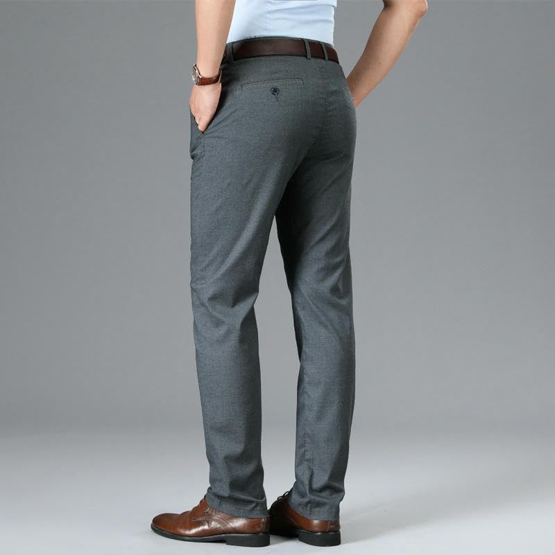 Pantalon d'été homme USTZFTBCL décontracté gris ample taille 40 - 4
