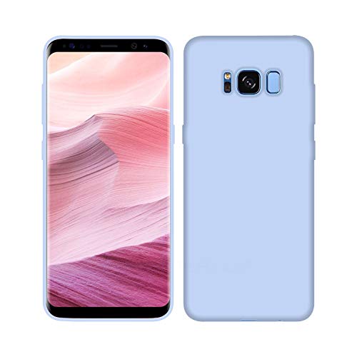 Image of Case Creation Luxurious OG Series for Samsung Galaxy S8+ Case Cover,Anti-Dirty Slim Case Frosted Matte Cute Candy TPU Raised Bezel (Splash of Color) Back Cover for Samsung S8+ -Light Purple