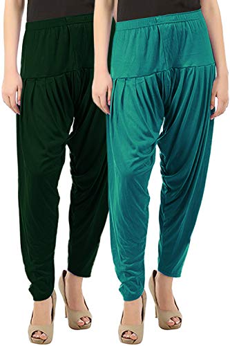 Image of Buy That Trendz Patiala Salwar for Women Relaxed Fit Viscose Patiyala Salwar Harem Bottom Pants