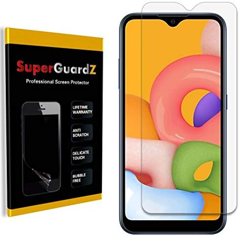 [8-Pack] for Samsung Galaxy A01 Screen Protector, SuperGuardZ, Ultra Clear, Anti-Scratch, Anti-Bubble [Lifetime Replacement] image 3