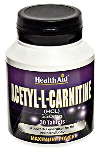 HealthAid Acetyl-L-Carnitine 550mg - 30 Tablets