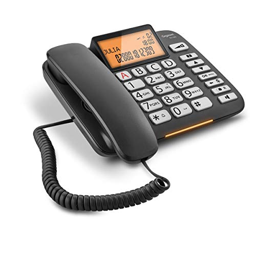 Gigaset DL580 Téléphone filaire Noir [Version Française]