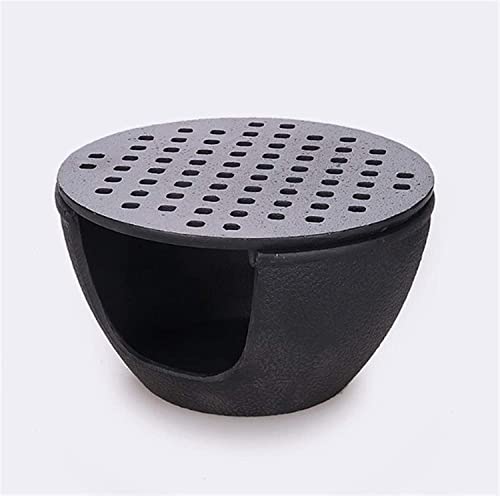Plla de Barbacoa de sobremesa para Exteriores, Ideal para picnics en el jardín o Fiestas, pequeña plla de carbón de Hierro Fundido, portátil, Retro, Mini Horno para té.
