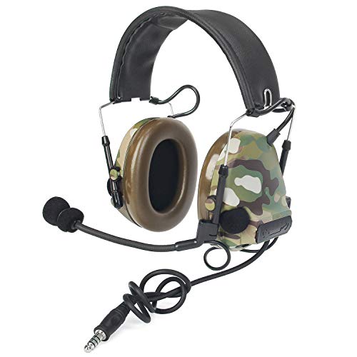ZTAC zComtac III,Auriculares antiruido electrónico, cancelación de ruido electrónico y amplificador de sonido para auriculares tácticos, MC., Talla única Cover