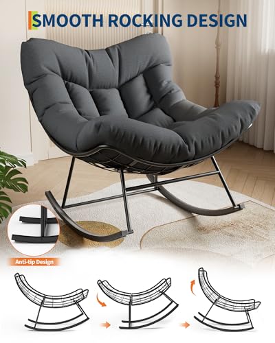 Sillón Plegable Tela Gris miniatura 5