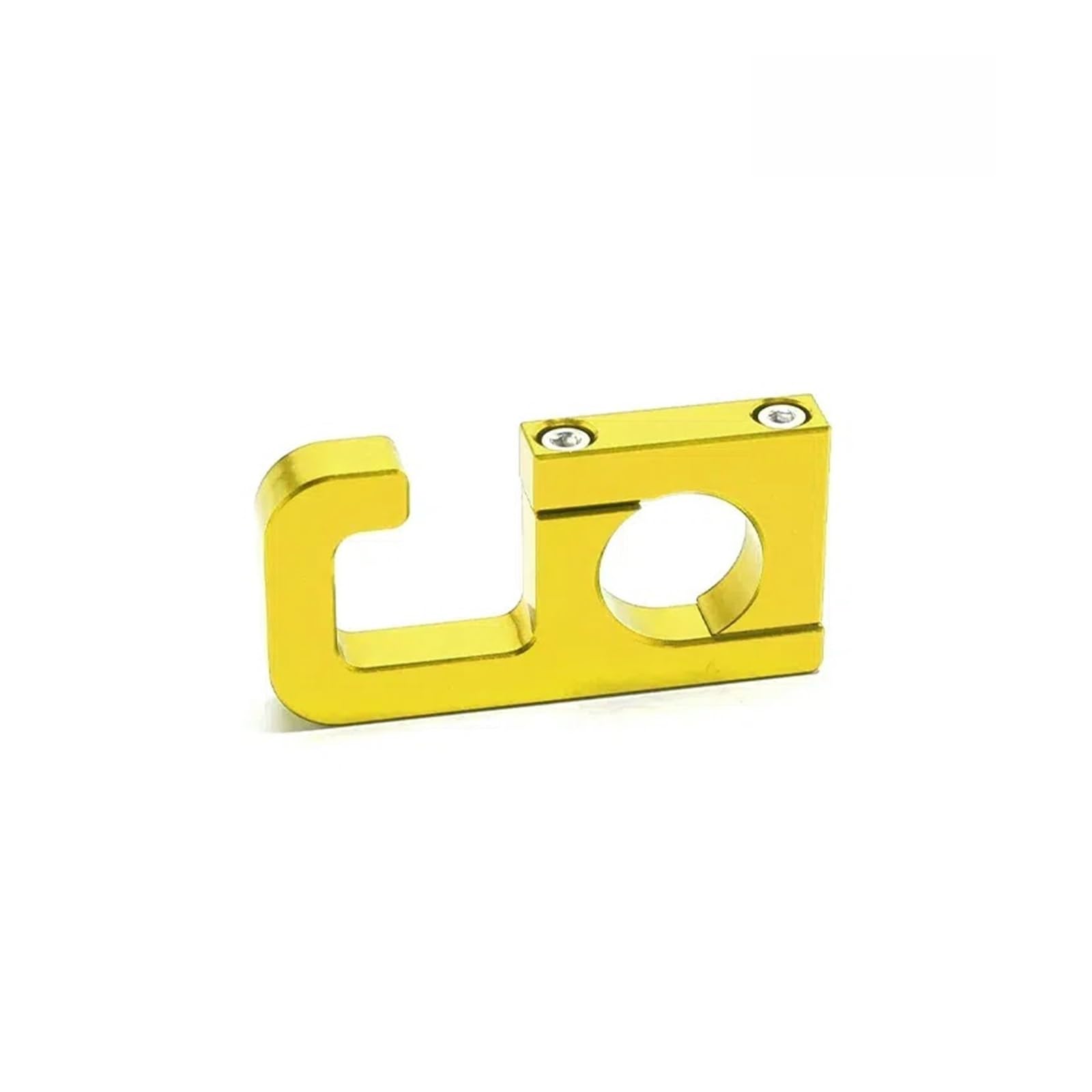 AUytcin Bike Hook Storage Hook Motorcycle Hook Luggage Helmet Hook CNC Aluminum Alloy Mount Holder Hook Hanger(Yellow)