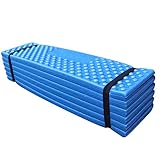 BIBOKO Colchoneta aislante plegable para picnic, playa, espuma resistente a la humedad, cojín impermeable para senderismo, camping, parque, festivales