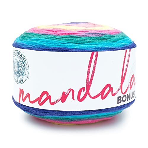 Lion Brand Yarn Mandala Bonus Bundle Yarn, Wraith