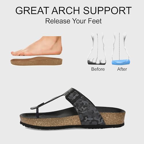 Image of Centrino Men's Berkin-Style Slip-On Sandals | Open Toe Design | Soft PU Footbed | Lightweight & Comfortable | Arch Support | On-Grip Sole | Casual Outdoor Wear (9214)