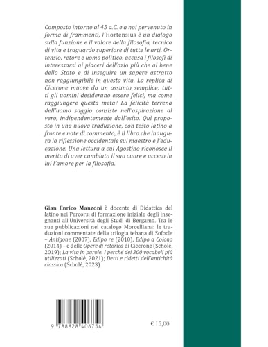 Ortensio. Testo Latino A Fronte - 2