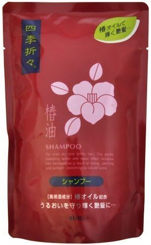 ็้ๆฒน่ KUMANO YUSHI Shikioriori | Shampoo | TSUBAKI OIL Shampoo Refill 450ml (Japan Import) by KUMANO YUSHI