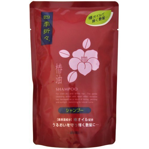 KUMANO YUSHI Shikioriori | Shampoo | TSUBAKI OIL Shampoo Refill 450ml (Japan Import) by KUMANO YUSHI