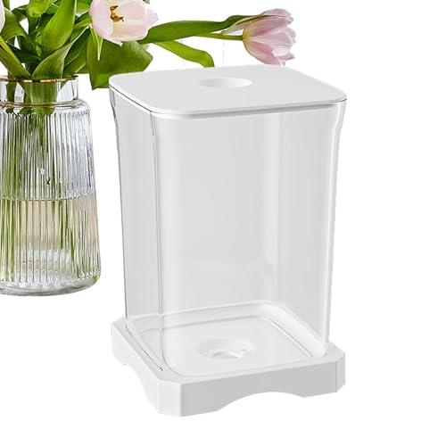 小さな水槽、水槽 - 卓上水族館,グッピークラゲ用の家の装飾用のLEDライト付き長方形の水槽水族館ボウル