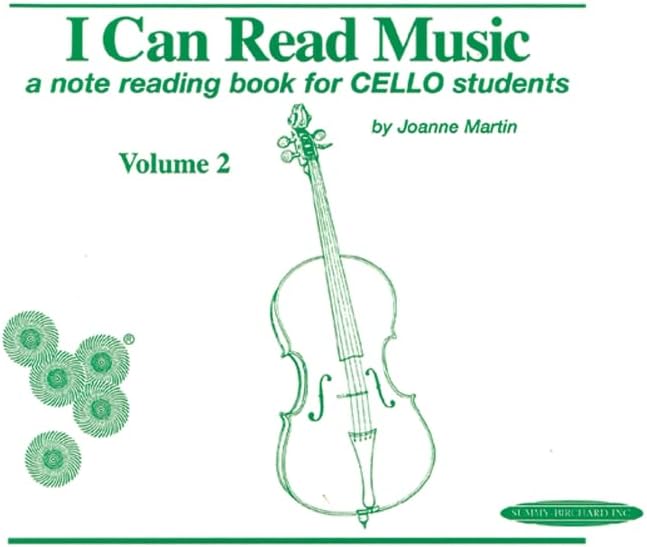 I Can Read Music, Vol 2: A note reading book for CELLO students