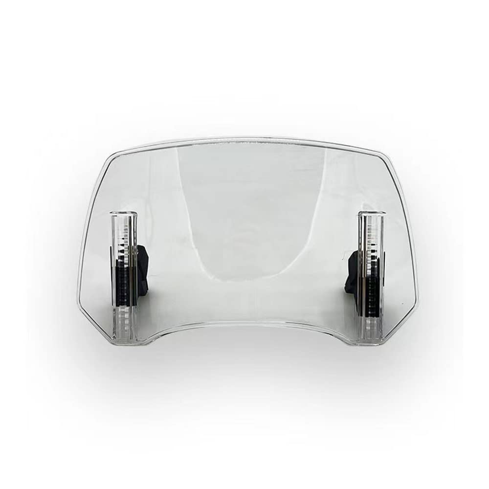 Parabrezza Corto Per Moto Leoncino 250 - Nero, Lega Alluminio E PC, Anti-Vento E Insetti