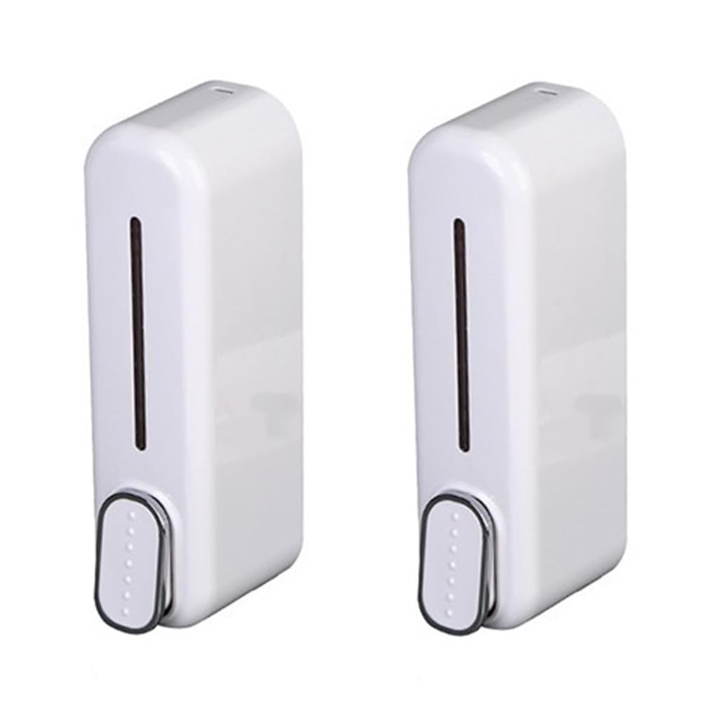 Joselin Soap Container Shampoo Bath Box Manually Wall-Mounted Soap Dispenser