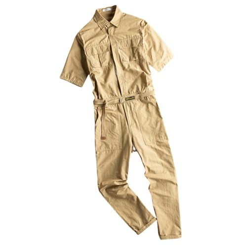 Combinaison d'été fine et casual kaki pour vos sorties et vacances en bord de mer