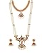 Fashionatelier Beautiful Designer Gold Plated Necklace Set