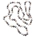 Rosemarie & Jubalee Women's Stunning Simulated Pearl Knotted Long Endless Strand Necklace (60