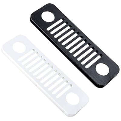 DOITOOL Computer Host Air Vent Cooling Ventilation Thread Opening Design 2pcs Rectangular Plastic Internal Vent Cover for Improved Heat Dissipation