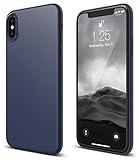 elago Origin Series for iPhone XS / iPhone X Case - Minimalistic Design Slim Fit Scratch Resistant Protective Cover for Apple iPhone XS (2018), iPhone X (2017) - Jean Indigo