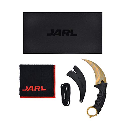 Jardin - Réplica CS:GO IRL - Counter-Strike: Global Offensive CSGO - Colección, decoración, versátil - Mango cómodo de fibra de vidrio - Bolsa de almacenamiento, Tiger Tooth