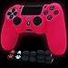 Price comparison product image PS4 Controller Skin Silicone Cover in Dark Protective Case for PS4/slim/PS4 Pro Dualshock 4 Controller (Pink)