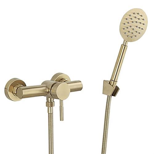 Robinet de baignoire mural en acier inoxydable LWX anti calcaire