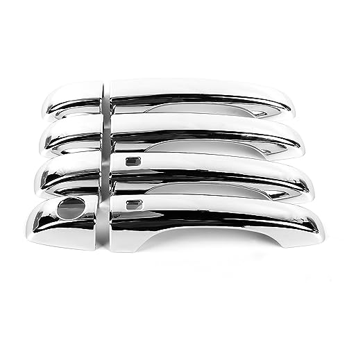 Linskip Door Handle Covers Trim Compatible with Chrysler 300 2011-2023 for Chrysler 300 Door Handle Protector Exterior Accessories(Chrome)