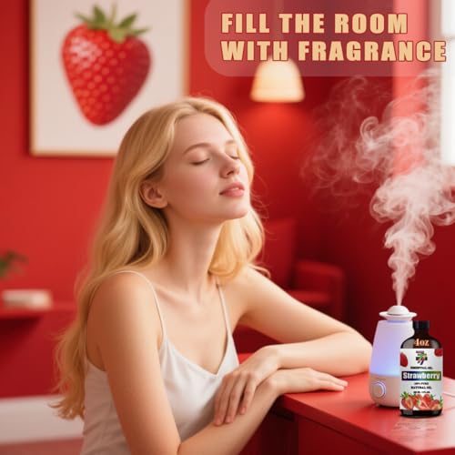 Image of Strawberry Essential Oil for Diffuser Massage,Strawberry Oil 4 fl oz