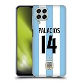 Head Case Designs Officially Licensed Argentina National Football Team Exequiel Palacios 2024/25 Player Home Kit 1st Group Soft Gel Case Compatible with Samsung Galaxy M33 (2022)