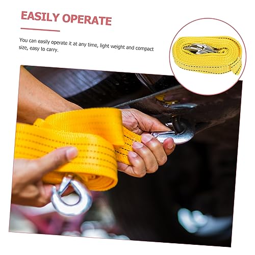 SOLUSTRE Corda De Reboque De Carro Puxando Corda Correntes De Reboque Com Ganchos Correias De Catrac