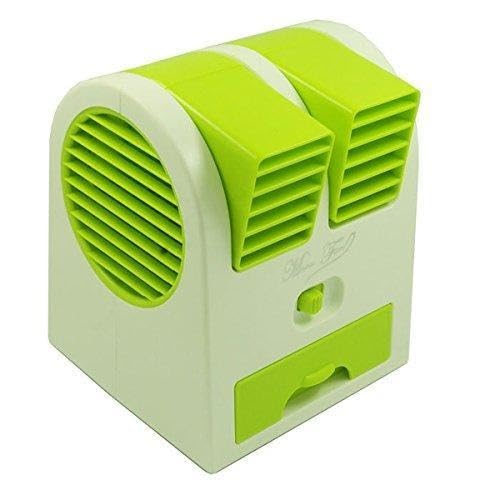 Image of Normalee Mini USB Fragrance Air Conditioner Cooling Fan with Humidifier & Ice Cooling | Portable Personal Air Cooler with Adjustable Speed for Desk, Bedroom & Travel (1 Pc, Color May Vary)