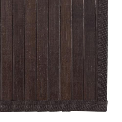 Alfombra de bambú resistente de 100 x 200 cm con acabado premium 8