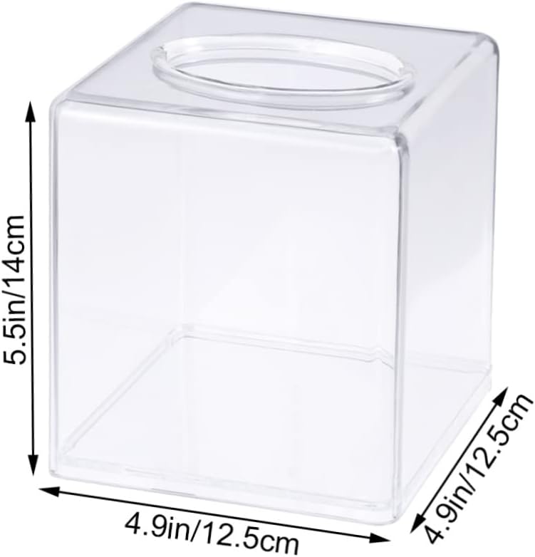 Acrylic Tissue Holder Square Fashion Storage Box image 2